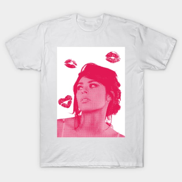 electric love halftone dots T-Shirt by goblinbabe